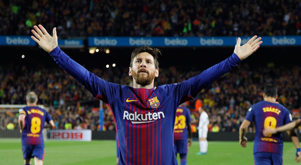 Messi apresenta 30 peças de camisola